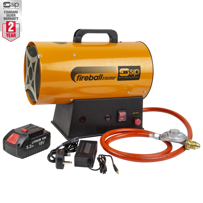 SIP FIREBALL 350 Cordless Propane Heater