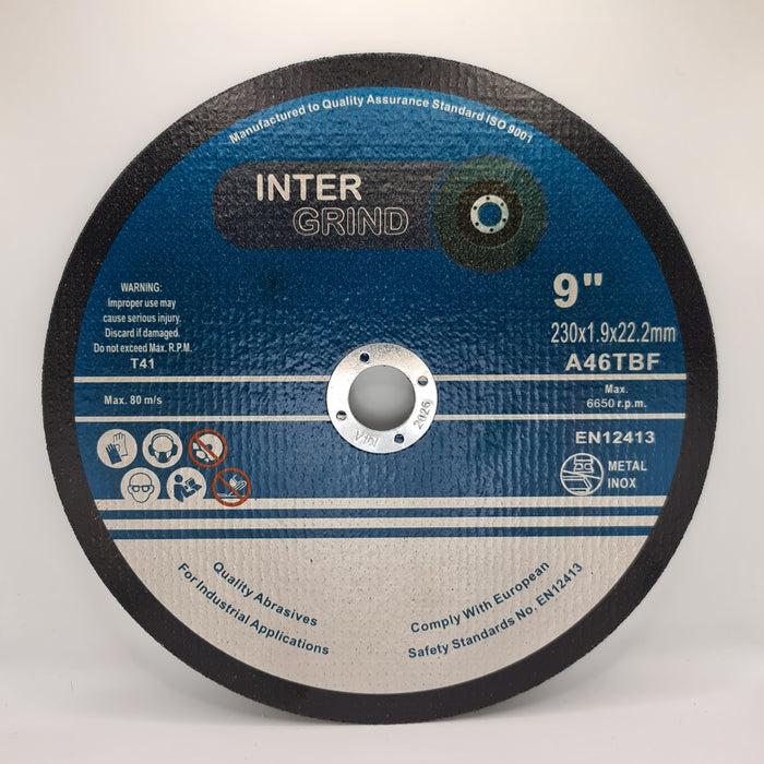 Intergrind 9" Slit Disc