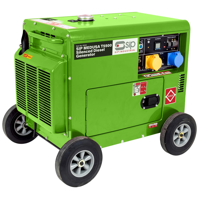 SIP MEDUSA T5500 Silenced Diesel Generator