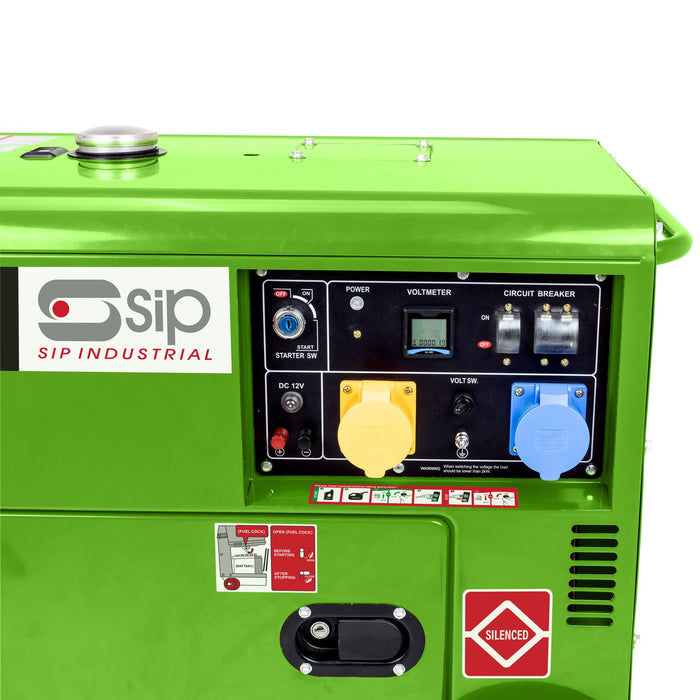 SIP MEDUSA T5500 Silenced Diesel Generator