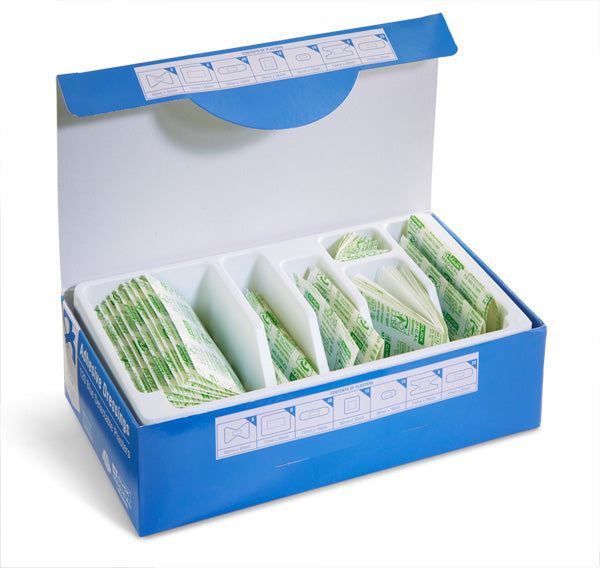 CLICK MEDICAL BLUE DETECTABLE PLASTERS ASSORTED