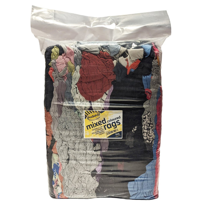 MIXED RAGS (COLOURED) 5KG