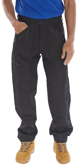 ACTION WORK TROUSERS BLACK