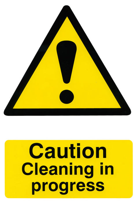 CAUTION CLEANING IN PROGRESS 200MM X 300MM