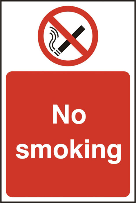 NO SMOKING SAV (PK5) 200MM X 300MM