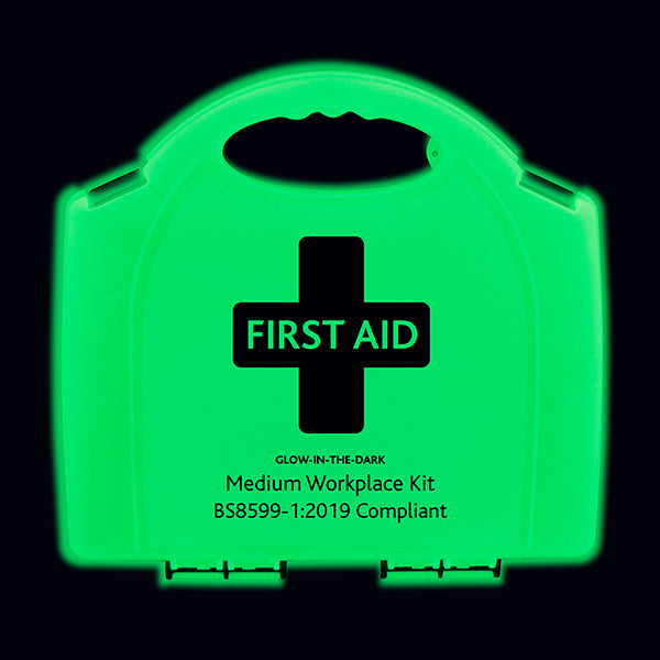 BS8599 WORKPLACE GLOW IN THE DARK FIRST AID KIT