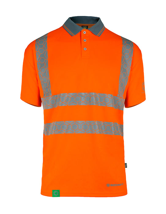 ENVIROWEAR RECYCLABLE HI-VIS POLO SHIRT OR