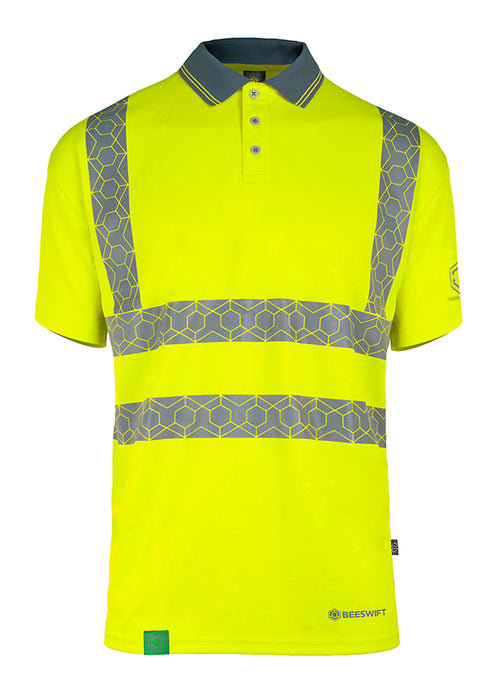 ENVIROWEAR RECYCLABLE HI-VIS POLO SHIRT SY