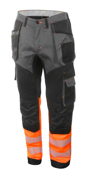 HIVIS TWO TONE TROUSERS OR/BLK
