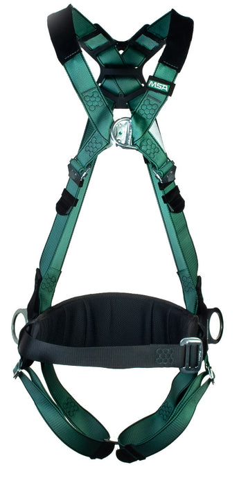 V-FORM BACK/CHEST/HIP D-RING QF HARNESS W/ WAIST BELT