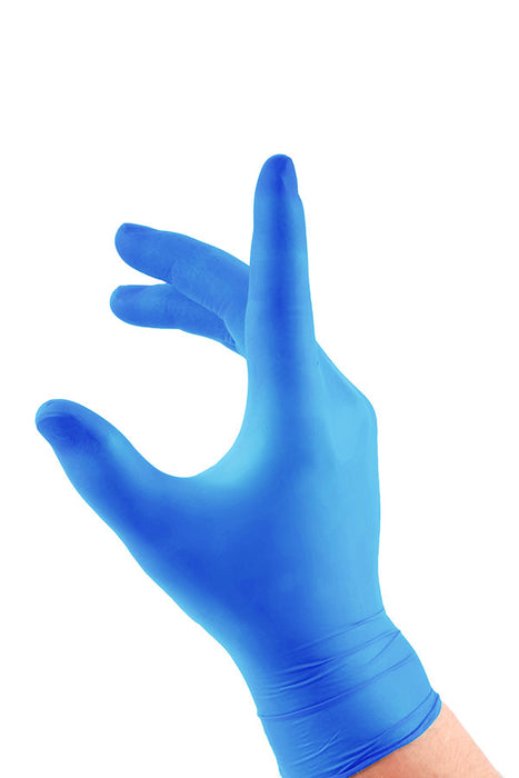 VINYL DISP GLOVES PF BLUE XL